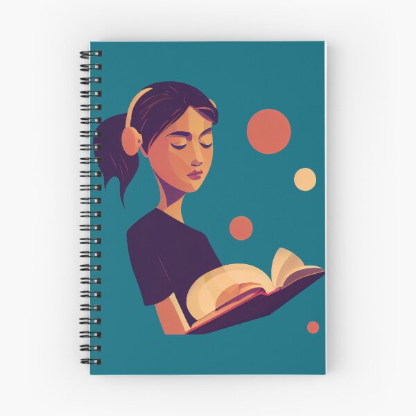 Item preview, Vector Art Girl Reading a Book designed and sold by MadSwellDesigns.