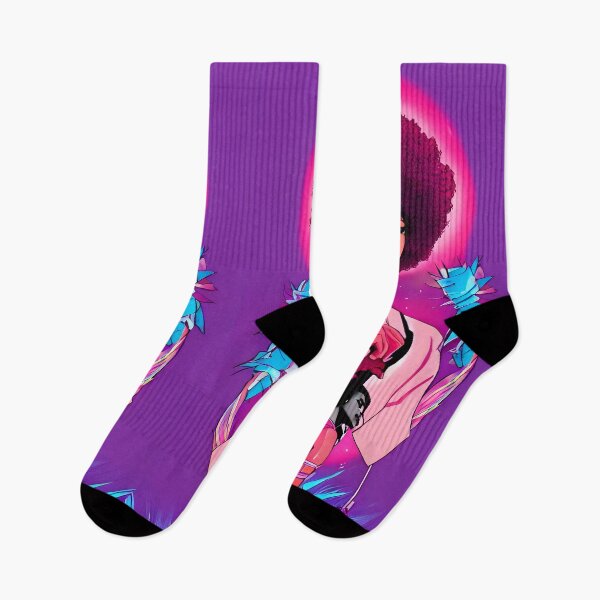 Artikelvorschau, Afro Black Girl Glitch Vaporwave-Ästhetik im japanischen Stil entworfen und verkauft von Scoopivich.