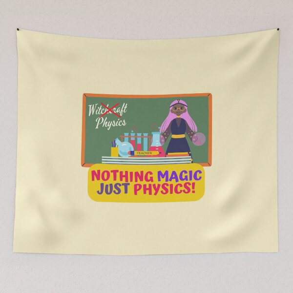 Item preview, Nothing Magic Just Physics, Physics Teacher Appreciation Halloween Design designed and sold by myspookycuties.