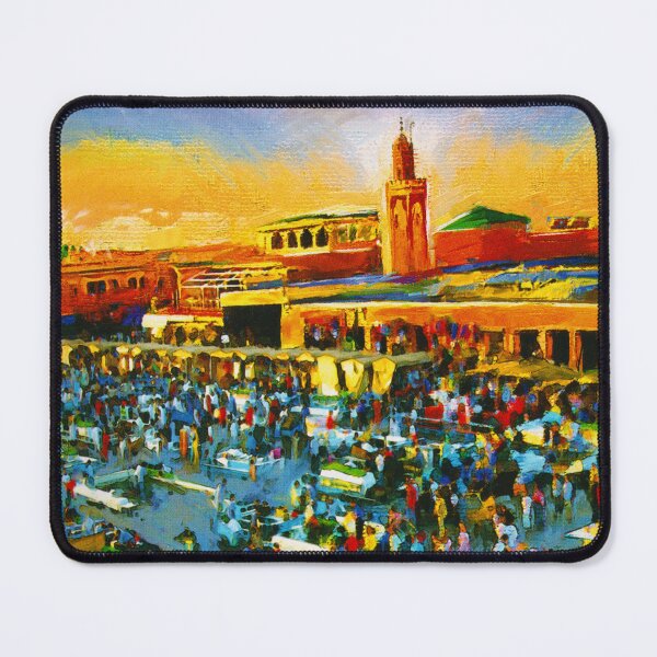 Item preview, Marrakech's Main Square at Sunset designed and sold by rogerstrawberry.