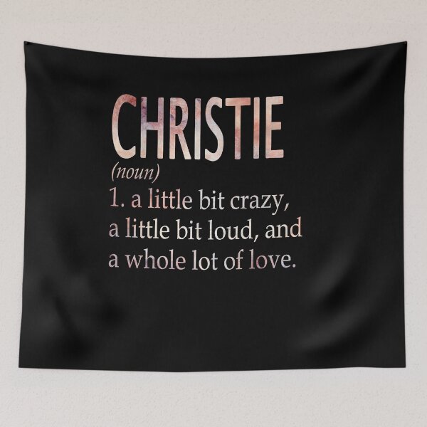 Item preview, Christie Girl Name Definition designed and sold by Reggiewaz.