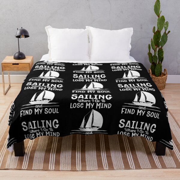 Item preview, Sailing Sailboat I Go To Lose My Mind Find My Soul designed and sold by lloyd68.