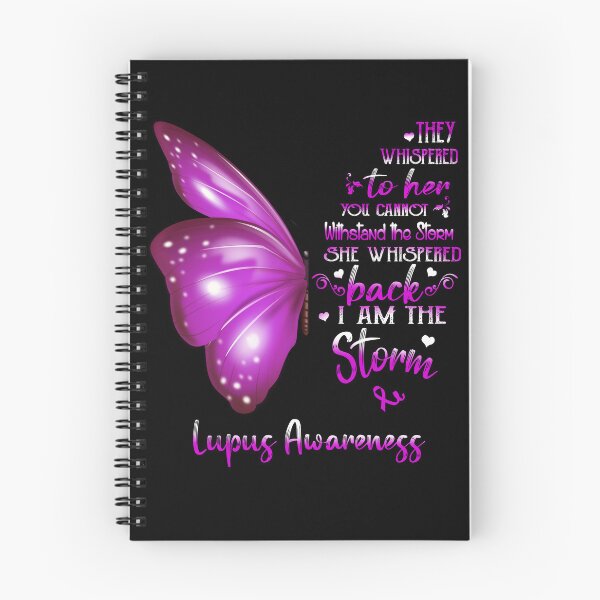 Item preview, She Whispered Back I Am The Storm Lupus Awareness Butterfly designed and sold by frechettee.