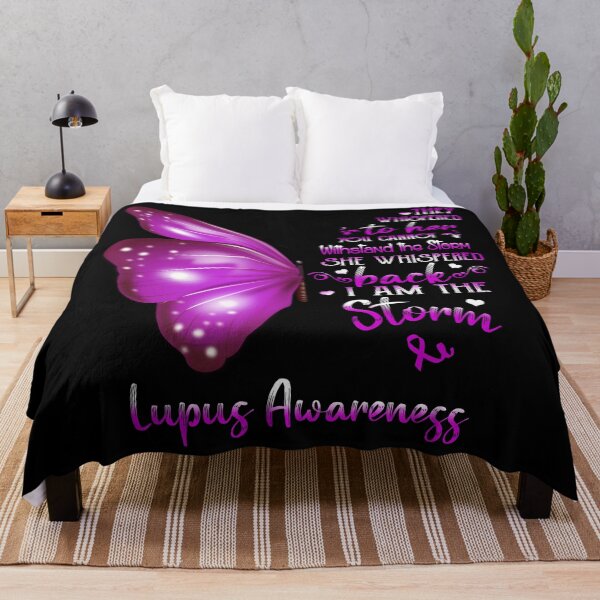 Item preview, She Whispered Back I Am The Storm Lupus Awareness Butterfly designed and sold by frechettee.