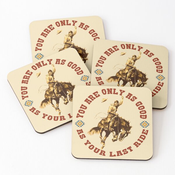 Item preview, Vintage Cowboy - You Are Only As Good As Your Last Ride designed and sold by handsoftime2020.