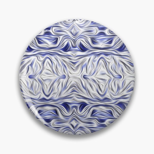 Item preview, White and Blue Botanical Lace designed and sold by fatenanwar.