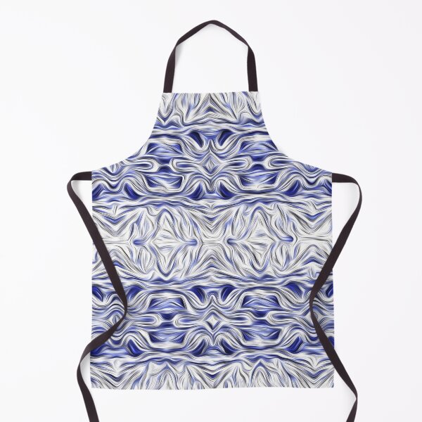 Item preview, White and Blue Botanical Lace designed and sold by fatenanwar.