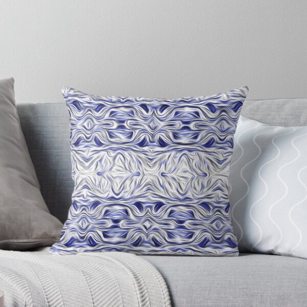 Item preview, White and Blue Botanical Lace designed and sold by fatenanwar.