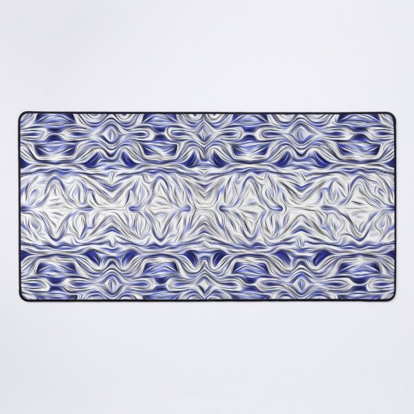 Item preview, White and Blue Botanical Lace designed and sold by fatenanwar.