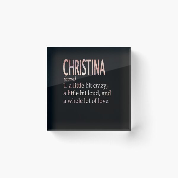 Item preview, Christina Girl Name Definition designed and sold by Reggiewaz.