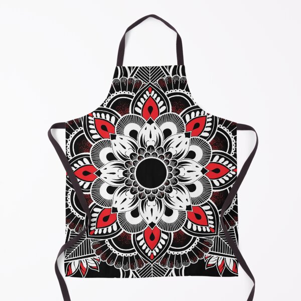 Item preview, Red and White Mandala designed and sold by edenjoy-designs.