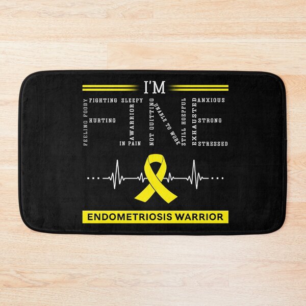 Item preview, I'm Fine Endometriosis Warrior Support Endometriosis Awareness Gifts designed and sold by rechardtee.