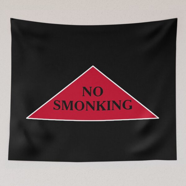 Item preview, No smonking funny meme label designed and sold by Captain-Jackson.
