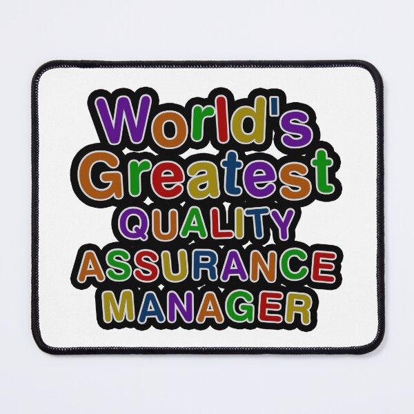 Item preview, World's Greatest QUALITY ASSURANCE MANAGER designed and sold by AmyHNJ.