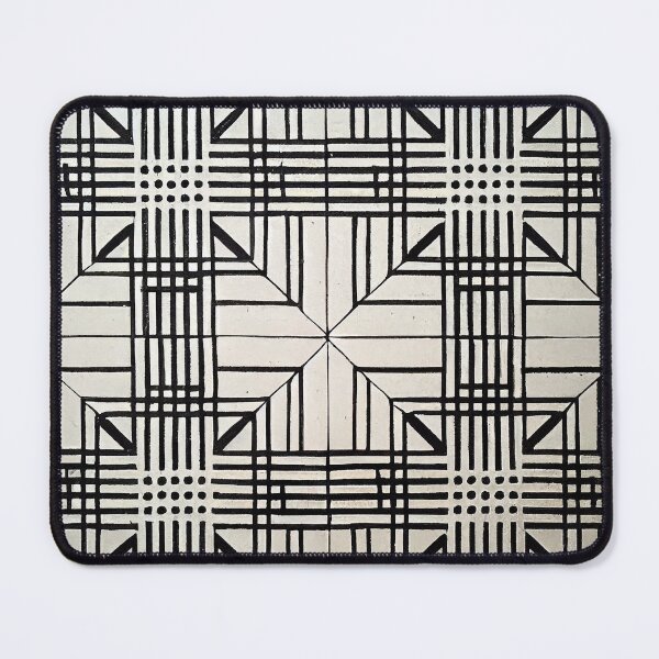 Item preview, Modern Pattern Black and White square designed and sold by Laguardia3D.