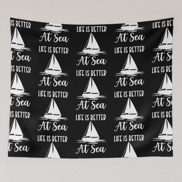 Item preview, Sailing Sailboat Life Is Better At Sea designed and sold by lloyd68.