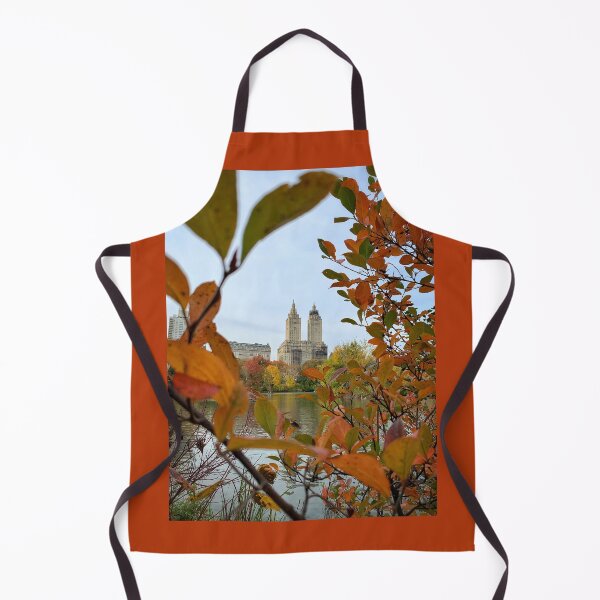 Item preview, Central Park View of San Remo framed by Fall Leaves, New York City designed and sold by ExploreOutdoors.