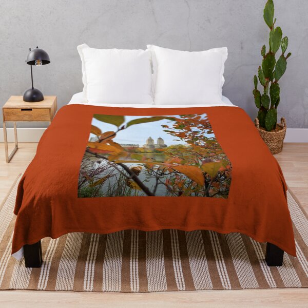 Item preview, Central Park View of San Remo framed by Fall Leaves, New York City designed and sold by ExploreOutdoors.