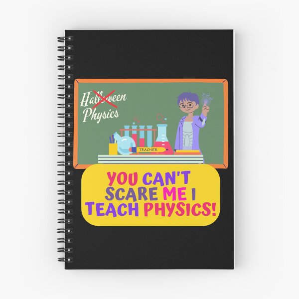Item preview, You Can't Scare Me I Teach Physics, Physics Teacher Halloween Costume Design designed and sold by myspookycuties.