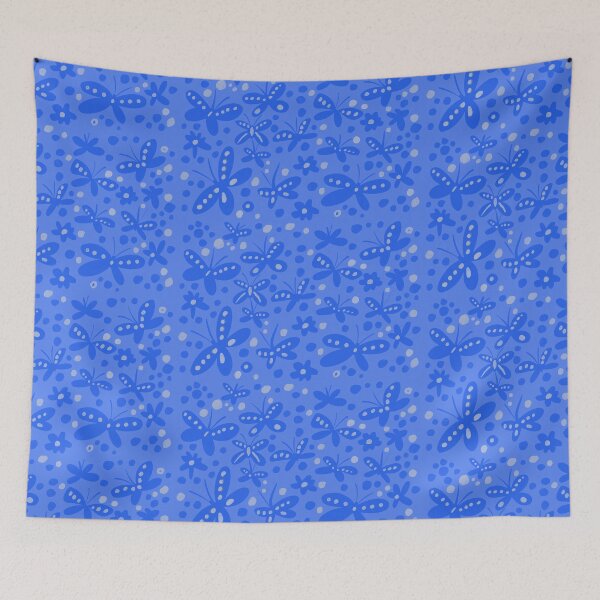 Item preview, Blue butterflies designed and sold by Lemontreeart63.