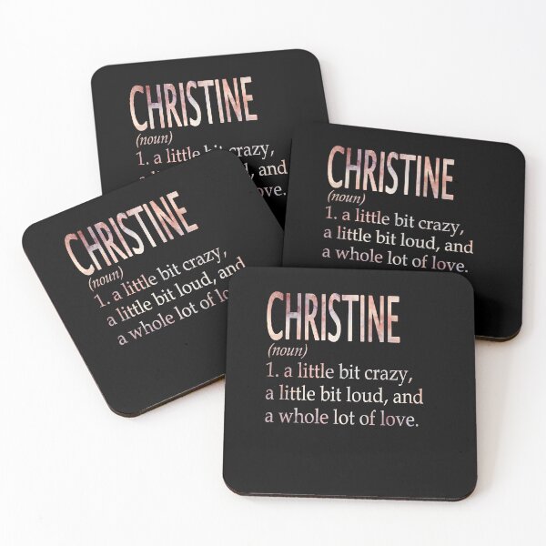 Item preview, Christine Girl Name Definition designed and sold by Reggiewaz.