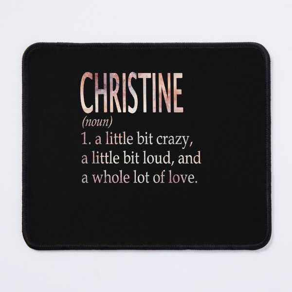 Item preview, Christine Girl Name Definition designed and sold by Reggiewaz.