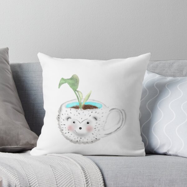 Artikelvorschau, Niedlicher Stachelschwein Pothos Becher-Aufkleber entworfen und verkauft von RegalitosParaTi.