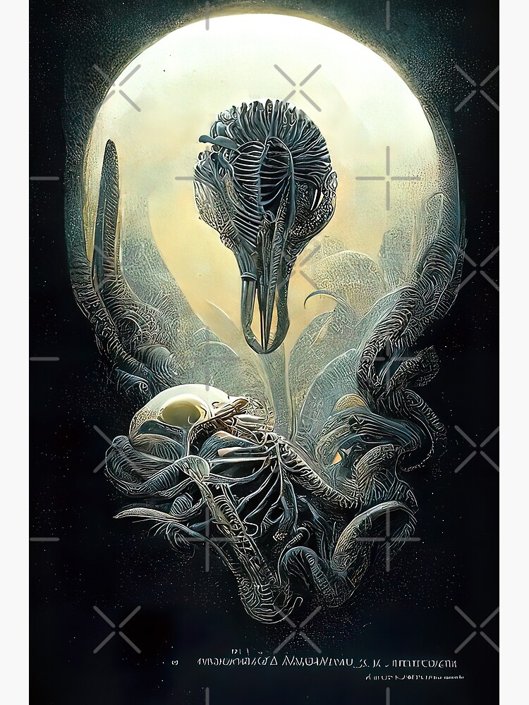 "xenomorph art " Poster for Sale by AICustomArt Redbubble