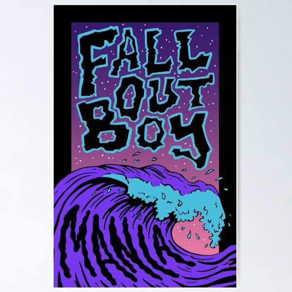 Fall Out Boy Band Rare Merch Sign Wall Art Poster retail Collect Mania Experience 2018