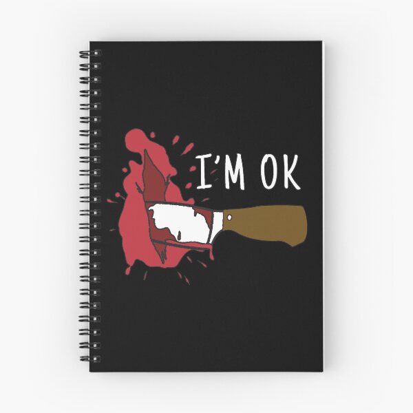 Item preview, Im Ok Blood Splatter And Bloody Hand Print Halloween Fun designed and sold by Countrysmart.