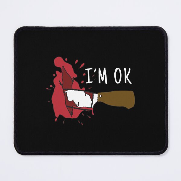 Item preview, Im Ok Blood Splatter And Bloody Hand Print Halloween Fun designed and sold by Countrysmart.