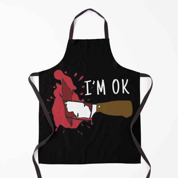 Item preview, Im Ok Blood Splatter And Bloody Hand Print Halloween Fun designed and sold by Countrysmart.