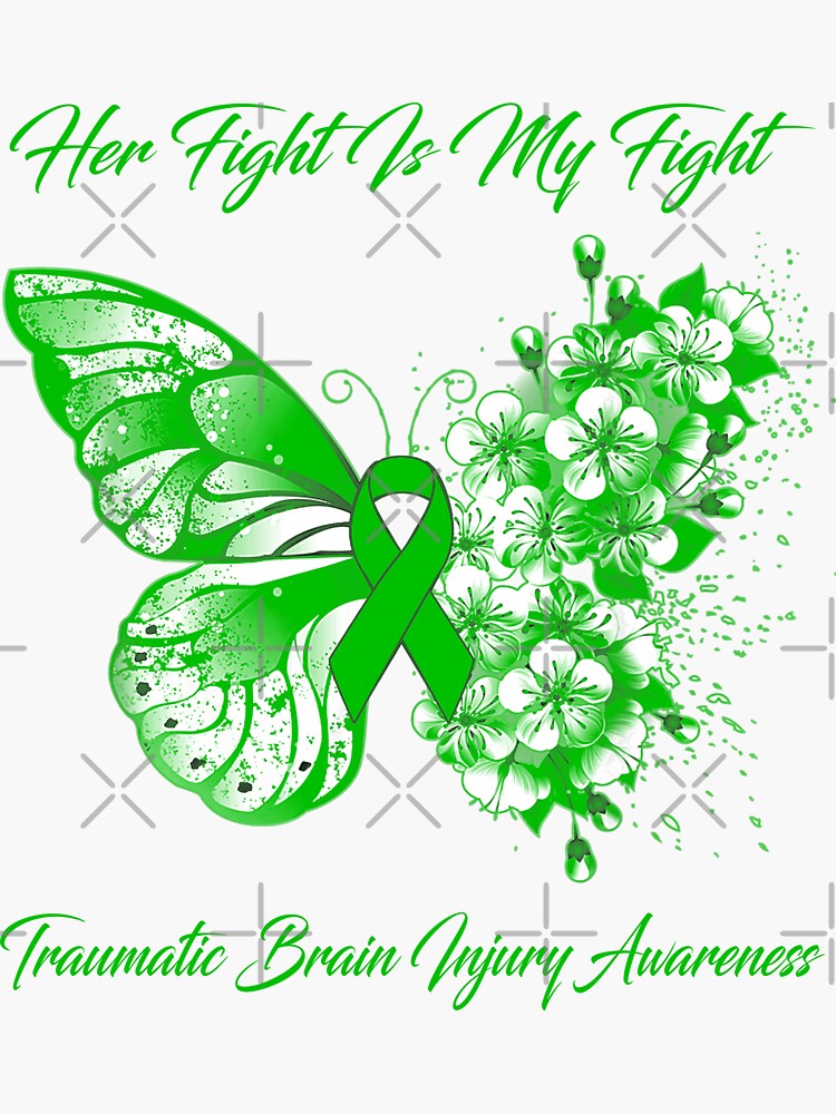 Brain Injury Awareness Butterfly Green Ribbon Tshirt Gifts Brain Injury Awareness Butterfly Green Ribbon Tshirt Gifts