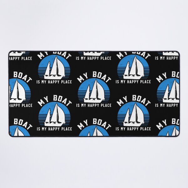 Item preview, Sailing Sailboat Retro Vintage My Boat Is My Happy Place designed and sold by lloyd68.