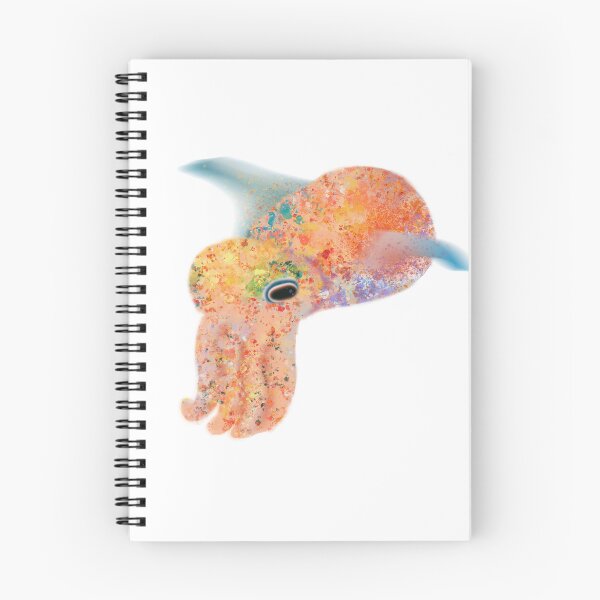 Item preview, Hawaiian Bobtail Squid Illustration Sticker designed and sold by RegalitosParaTi.