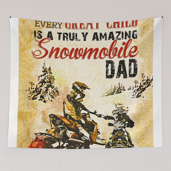 Item preview, Behind Child Is Truly Amazing Snowmobile Dad designed and sold by Miguelousa.
