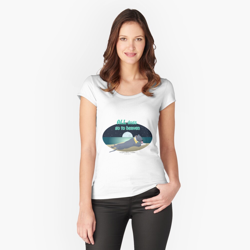 Item preview, Fitted Scoop T-Shirt designed and sold by TwoCatsinTime.