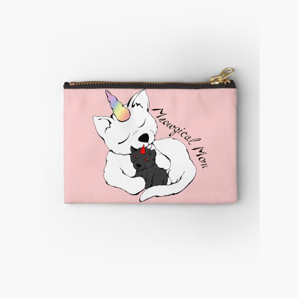 Item preview, Meowgical Mom Unicorn cat and kitten angel demon designed and sold by MyThingNow.