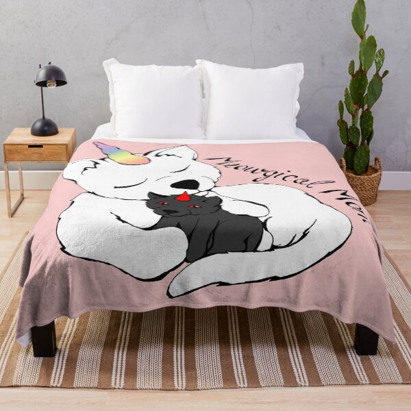 Item preview, Meowgical Mom Unicorn cat and kitten angel demon designed and sold by MyThingNow.