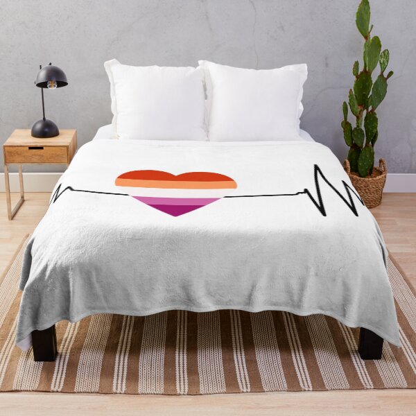 Item preview, Lesbian Pride Heartbeat designed and sold by KayArtandPencil.