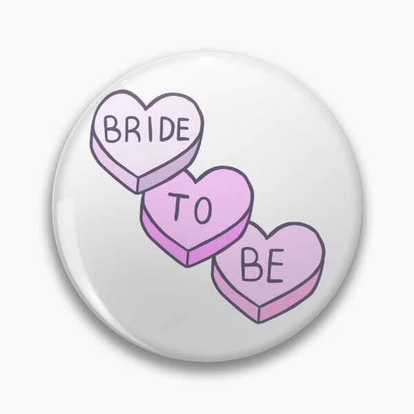 Item preview, Bride to be - pastel love hearts  designed and sold by littlethistle.