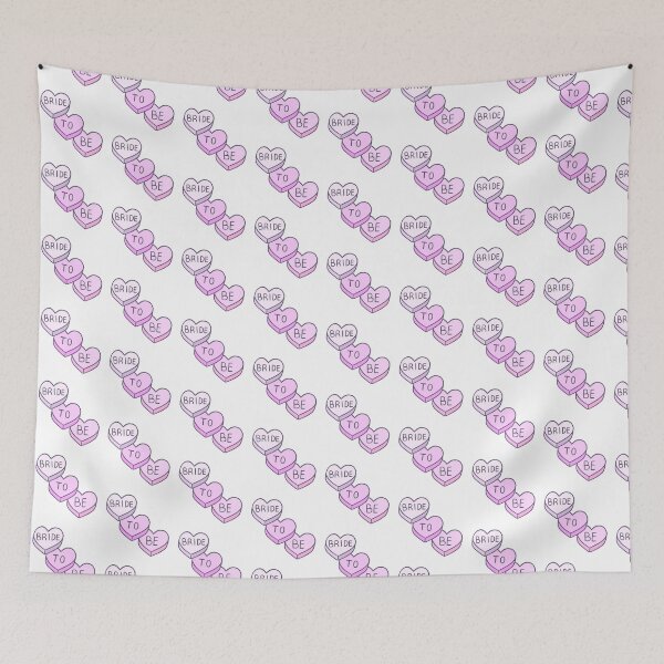 Item preview, Bride to be - pastel love hearts  designed and sold by littlethistle.