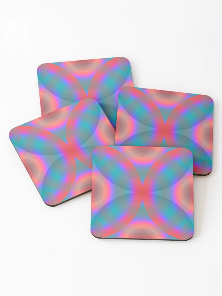 Thumbnail 1 of 5, Coasters (Set of 4), Dimensions designed and sold by Art Dila Studio.