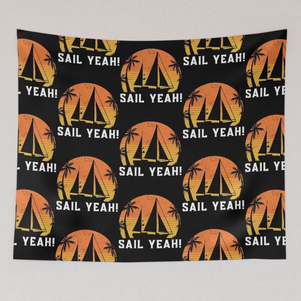 Item preview, Sailing Sailboat Retro Vintage Sail Yeah designed and sold by lloyd68.