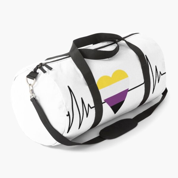 Item preview, Nonbinary Pride Heartbeat designed and sold by KayArtandPencil.