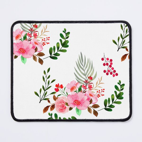 Item preview, Floral Pattern of Flower Bouquet |White Background designed and sold by PriyamPahi.