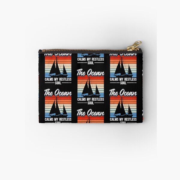 Item preview, Sailing Sailboat Retro Vintage The Ocean Calms Restless Soul designed and sold by lloyd68.