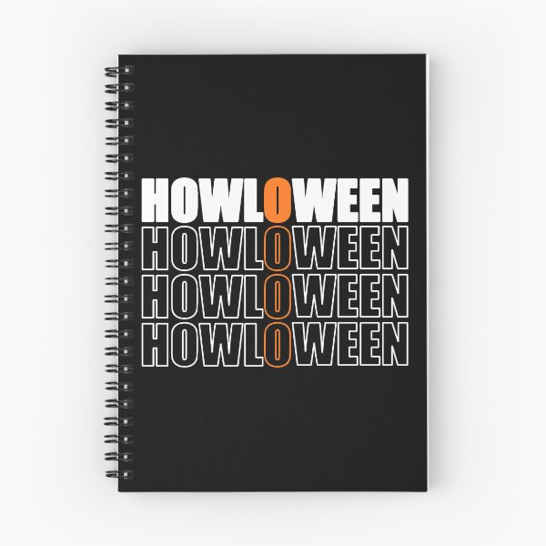 Item preview, HOWLOWEEN Repeat for Dog Halloween - Black Background designed and sold by 8PawsStudio.