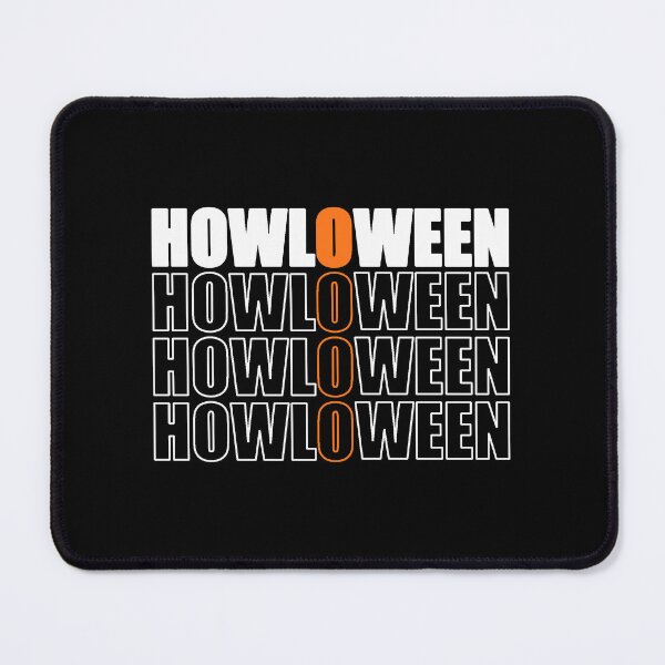Item preview, HOWLOWEEN Repeat for Dog Halloween - Black Background designed and sold by 8PawsStudio.