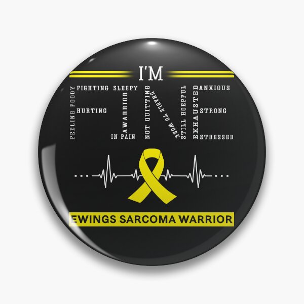 Item preview, I'm Fine Ewings Sarcoma Warrior Support Ewings Sarcoma Awareness Gifts designed and sold by rechardtee.